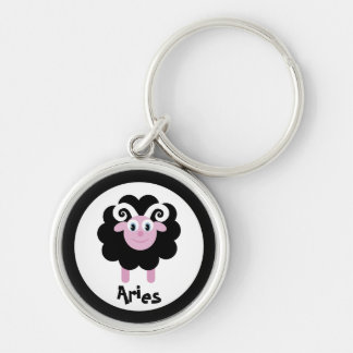 Cute Cartoon Zodiac Aries Ram Sleutelhanger
