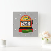 Cute Casino machine Jeu décor horloge (Maison)