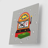 Cute Casino machine Jeu décor horloge (Angle)