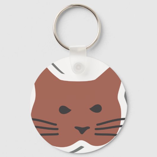 Cute Cat 2 Sleutelhanger (Voorkant)