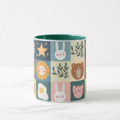 Cute Cat Animals Patch Mok (Midden)