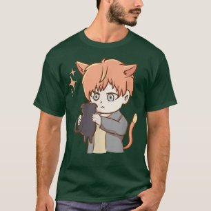 Cute Cat - Anime Otaku Girl Aesthetic Japan Cultur T-shirt