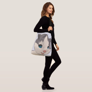 CUTE CAT ART KITTEN TAS PURSE