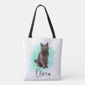 Cute Cat Artwork Tote Bag – Gift for Animal Lovers (Dos)