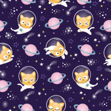 Cute Cat Astronaut
