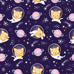 Cute Cat Astronaut Kussen