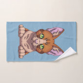 Cute Cat Bad Handdoek (Handdoek)