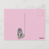 Cute Cat Briefkaart (Achterkant)