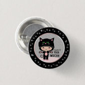 Cute Cat Button (Voorkant /achterkant)