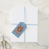 Cute Cat Cadeaulabel (Met Touw)
