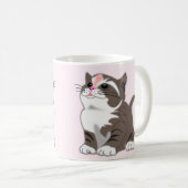 Cute Cat Café Mug (Devant droit)