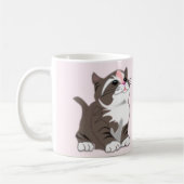 Cute Cat Café Mug (Gauche)