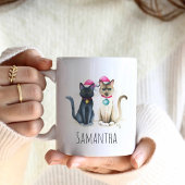 Cute Cat Christmas Coffee Mugs