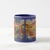 Cute Cat Christmas Market mug (Centre)