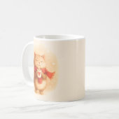 Cute Cat Christmas Mug Wrap (Devant gauche)