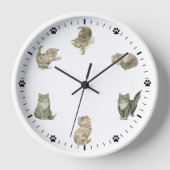 Cute Cat Clock (Voorkant)