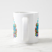 Cute Cat couture quilt Céramique Mug (Dos)