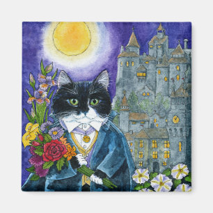 Cute Cat Dracula Vampire Nosferatu magnet Magneet