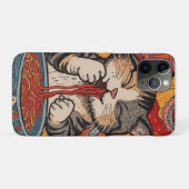 Cute Cat Eating Ramen Case-Mate iPhone Case (Achterkant (horizontaal))
