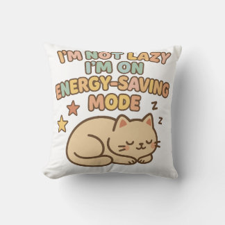 Cute Cat Energy Saver Tee Kussen