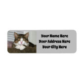 Cute Cat Etiket (Voorkant)
