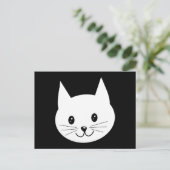 Cute Cat Face. Briefkaart (Staand voorkant)