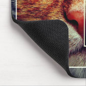 Cute Cat Face Collage Mousepad Muismat (Hoek)