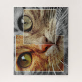 Cute Cat Face Collage Puzzle Legpuzzel (Verticaal)