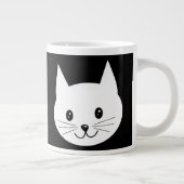 Cute Cat Face. Jumbo Beker (Rechts)