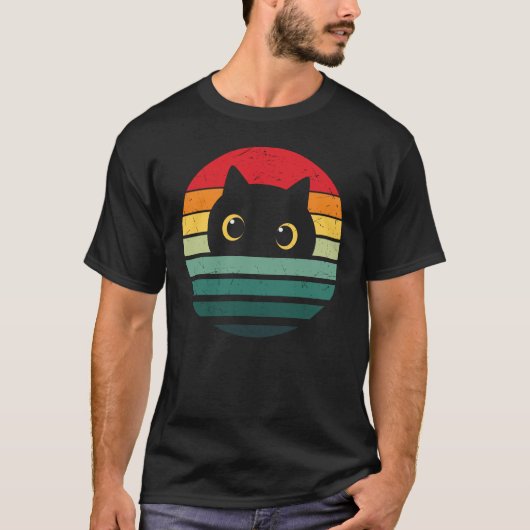 Cute Cat Face T-shirt (Voorkant)