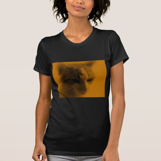 Cute Cat Face T-shirt (Voorkant)