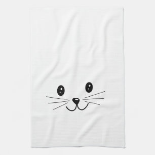 Cute Cat Face. Theedoek