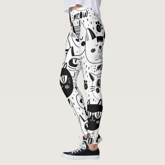 Cute Cat Faces Leggings (Links)
