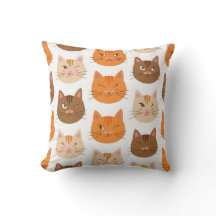 Cute Cat Facs Pattern