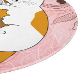 Cute Cat Family Snijplank (Hoek)