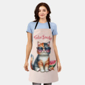 Cute Cat Feelin Beachy Schort (Gedragen)