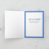 Cute Cat Funny Beldate Anniversaire Carte (Intérieur)