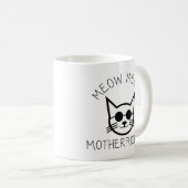 Cute Cat Gift Meow Meow Motherf**** Funny Cat Koffiemok (Voorkant rechts)