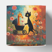 Cute Cat Giraffe Favor Box Bedankdoosjes (Bovenkant)