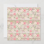 Cute Cat Girls Anniversaire Fête Invitation (Dos)