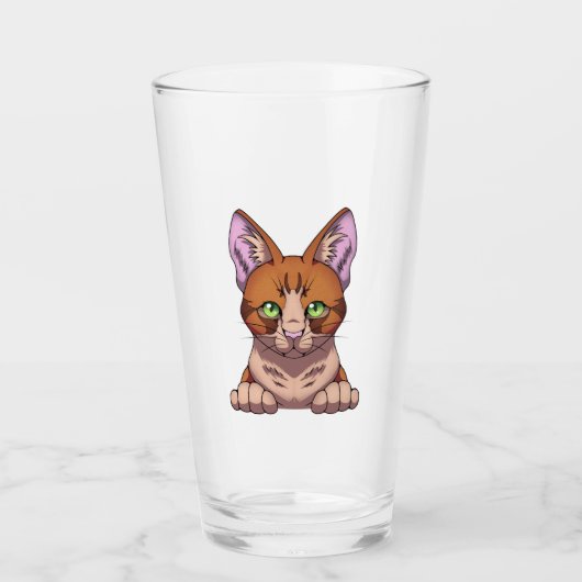 Cute Cat Glas (Voorkant)