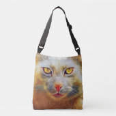 Cute Cat Golden Face Canvas tas (Voorkant)