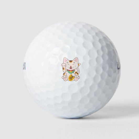 CUTE CAT GOLFBALLEN (Voorkant)
