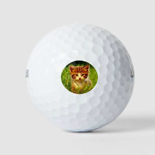 CUTE-CAT GOLFBALLEN (Voorkant)
