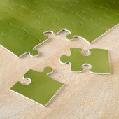 Cute Cat Gray Kitten Green Pine Tree Legpuzzel (Zijkant)