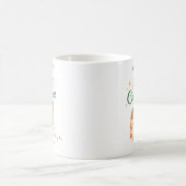 Cute Cat 'Happy Christmas' Holiday Mug (Centre)