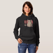 cute cat heart hoodie (Voorkant volledig)