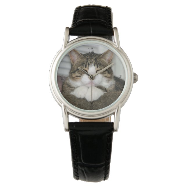 Cute Cat Horloge (Voorkant)