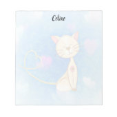 Cute Cat Illustration Notitieblok (Voorkant)