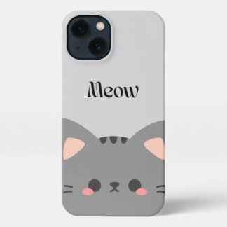 Cute Cat iPhone Case – Soft & Aesthetic Look iPhone 13 Hoesje